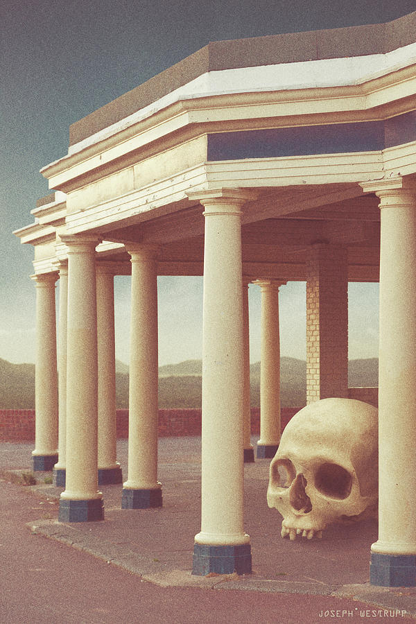 Surrealism Digital Art - Ten Pillars by Joseph Westrupp