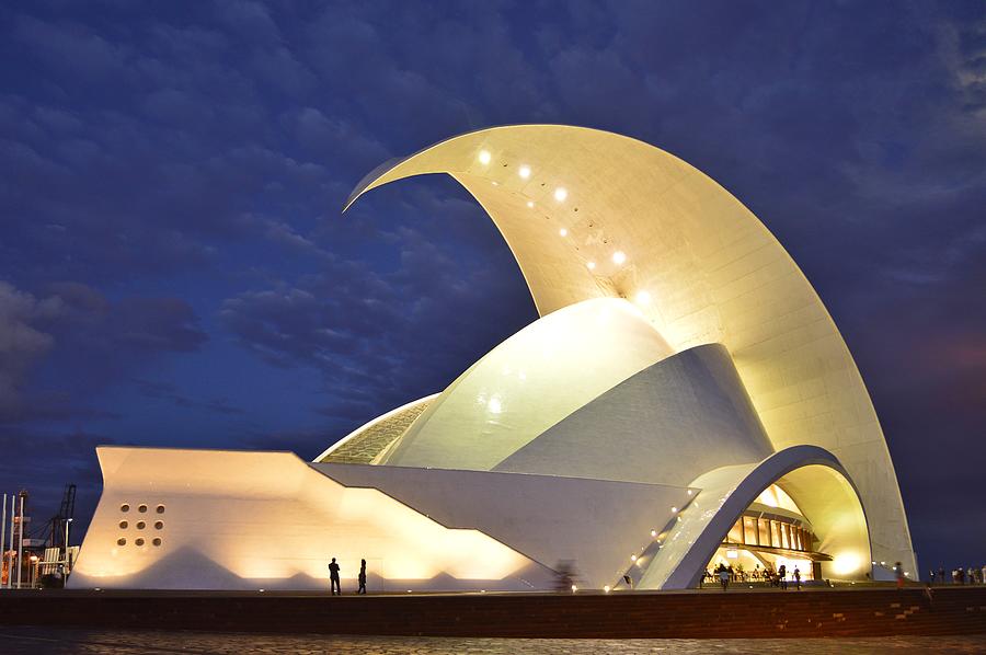 Tenerife Auditorium At Night Photograph by Marek Stepan | Fine Art America