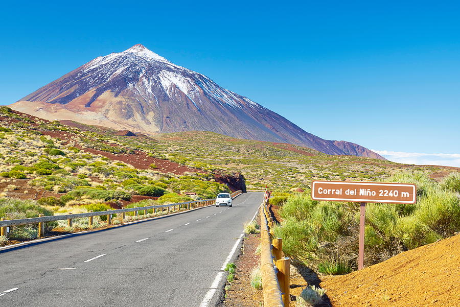 Landscape Photograph - Tenerife, Canary Islands - The Road by Jan Wlodarczyk