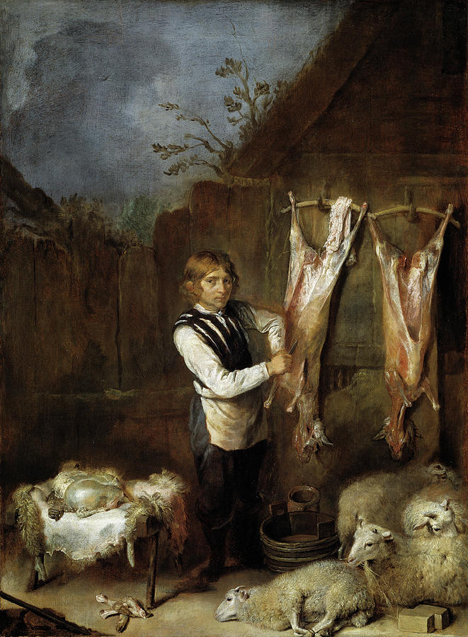 Sheep Butcher Painting by David Teniers - Fine Art America