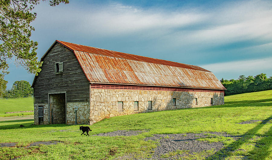 Tennessee Stone Barn Photograph by Marcy Wielfaert
