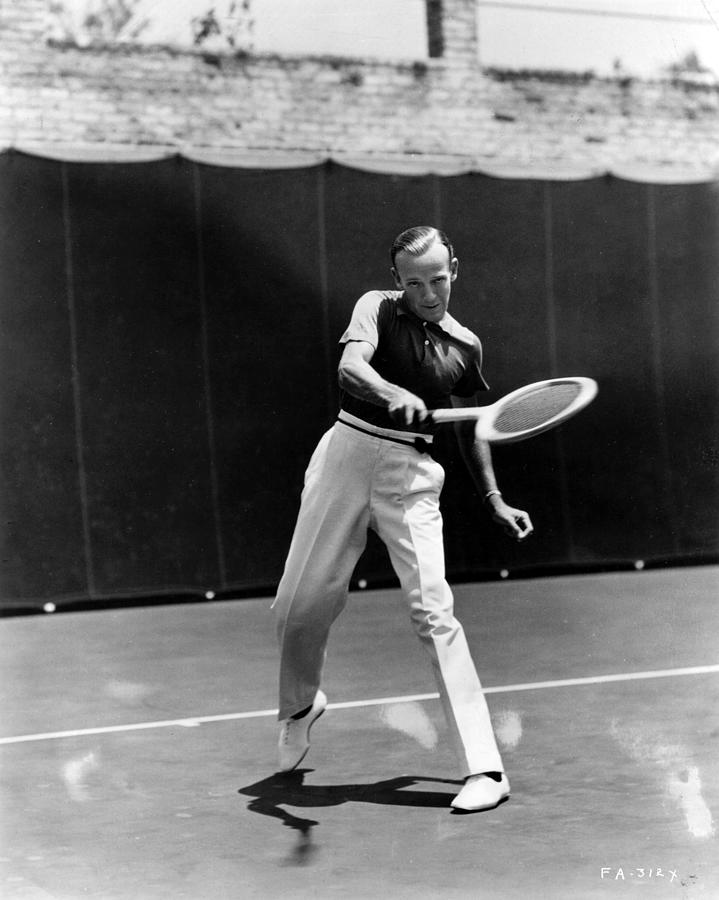 Tennis Astaire Photograph by Hulton Archive