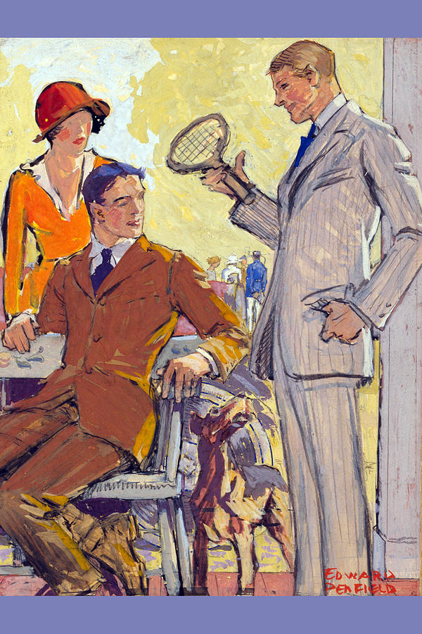 Tennis Challenge Painting by Unknown