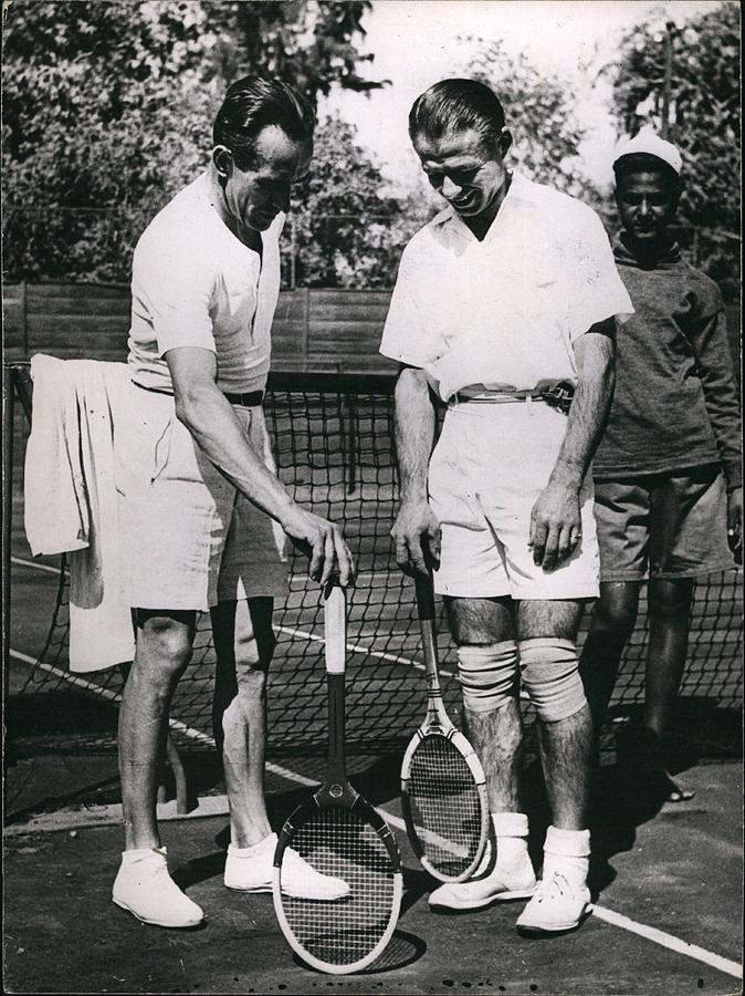 Tennis Photograph - Tennis In Cairo, Egypt Vintage 1947 by Photo File