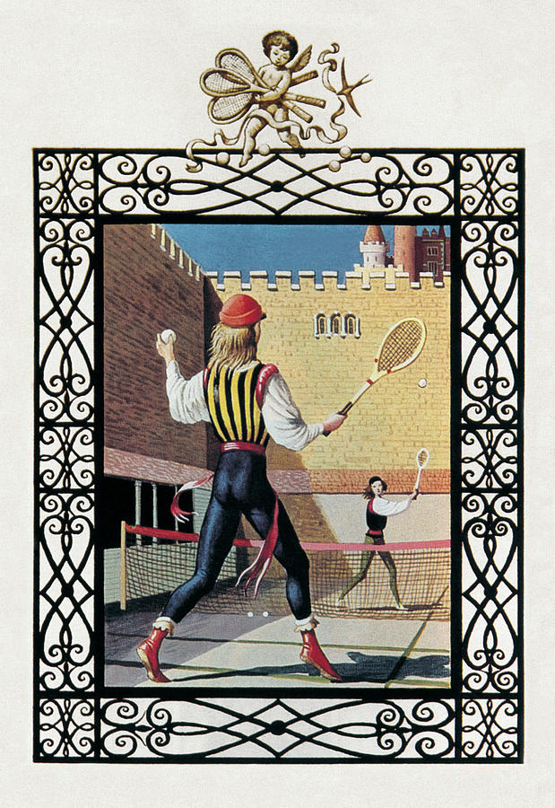 Tennis in Renaissance Costume Painting by Unknown