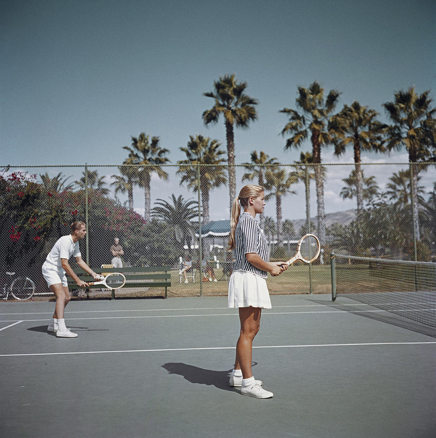 Tennis Photograph - Tennis In San Diego by Slim Aarons