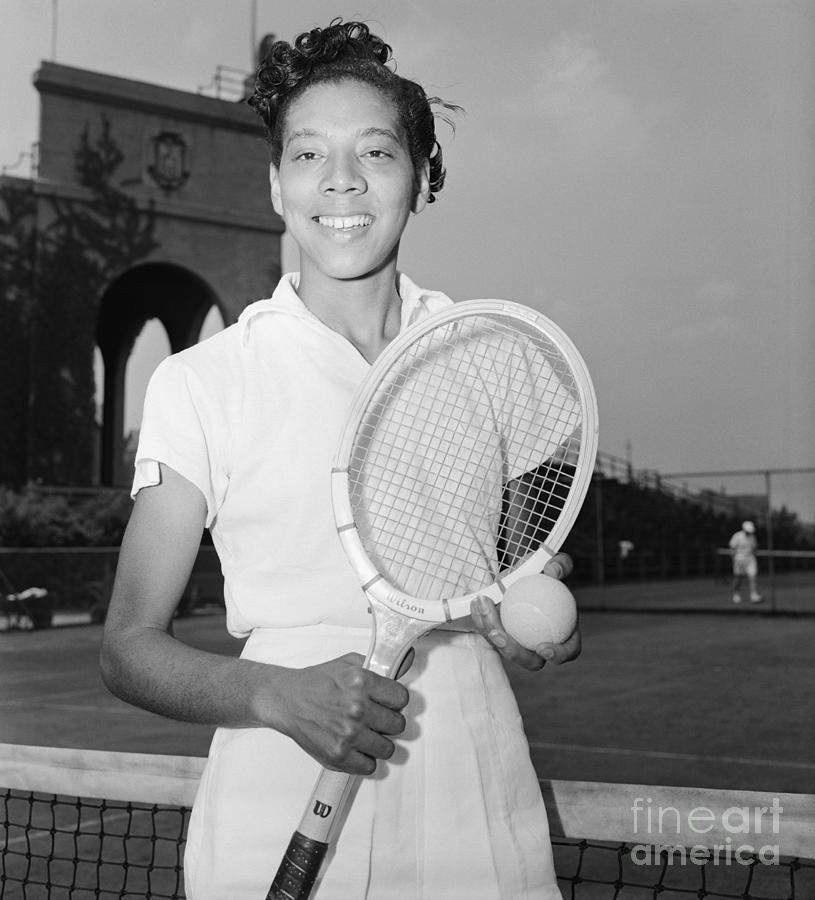 Tennis Player Althea Gibson Photograph by Bettmann