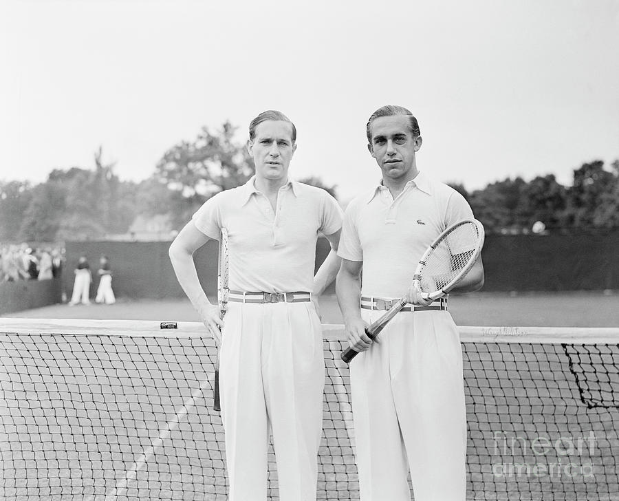 Tennis Players Von Cramm And Henkel Photograph by Bettmann