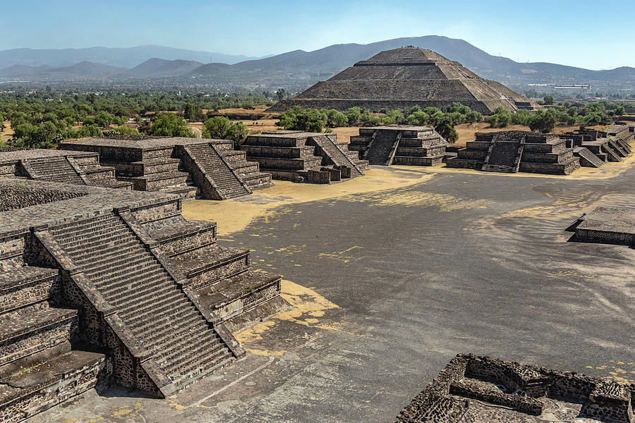 Teotihuacan and The Pyramid of the Sun Photograph by Guillermo Magana ...