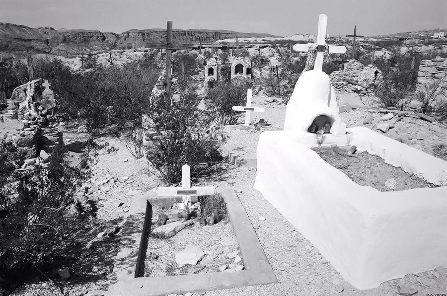 Terlingua Cemetery Photograph by Robert A Jones - Fine Art America