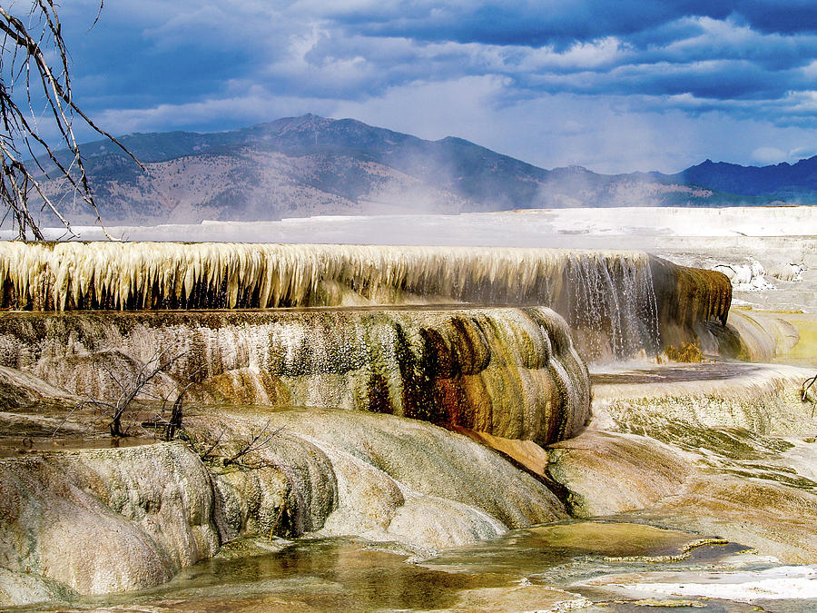 Terraces of Canary Spring... Photograph by David Choate - Fine Art America