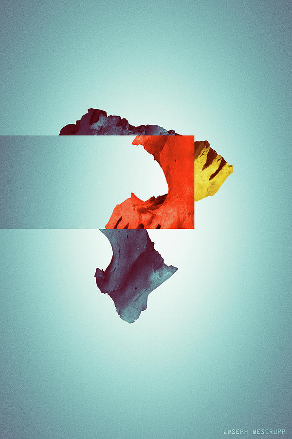 Terrain - Surreal Abstract Skull Collage by Joseph Westrupp Terrain - Surreal Abstract Skull Collage by Joseph Westrupp