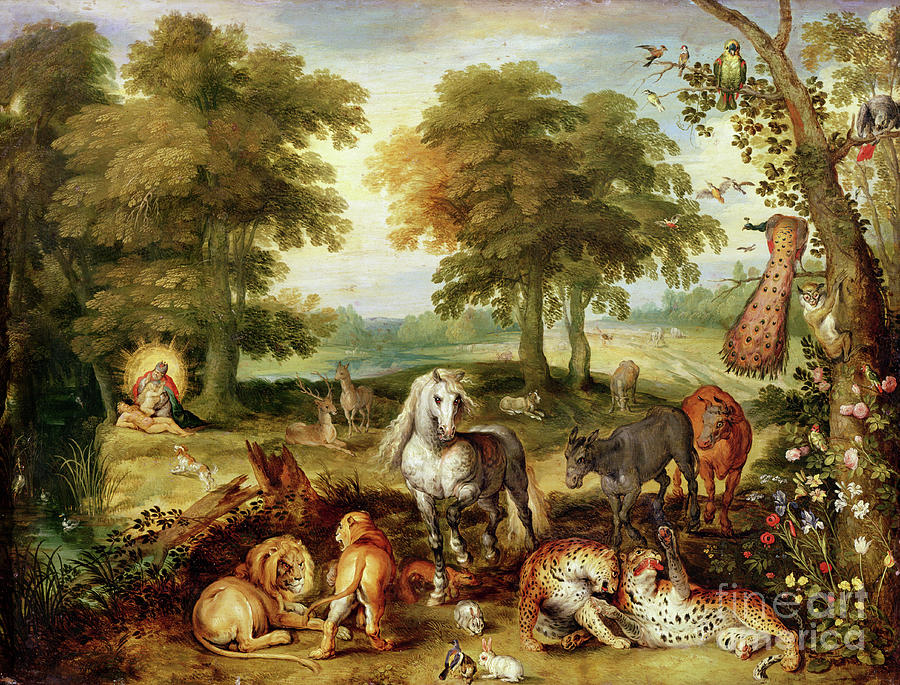 Terrestrial Paradise Painting by Jan The Elder Brueghel - Fine Art America