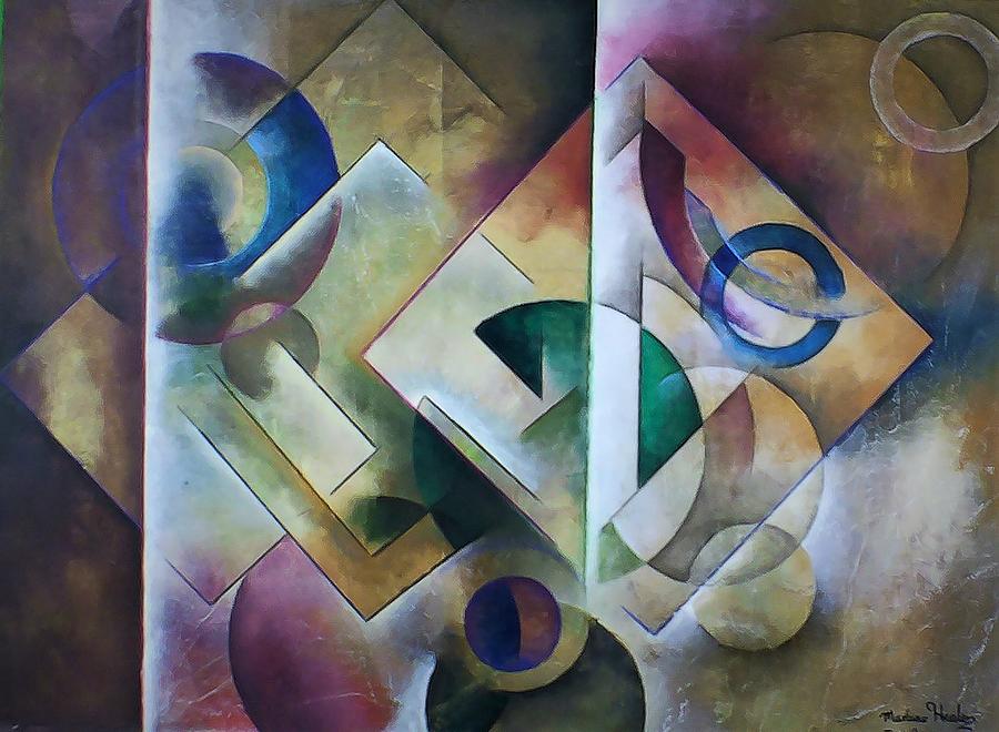 Test Pattern Painting by Marlene Healey Fine Art America