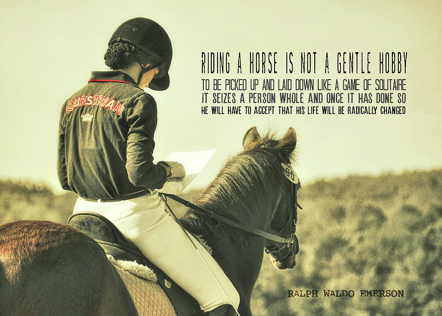 TEST READY quote Photograph by Dressage Design