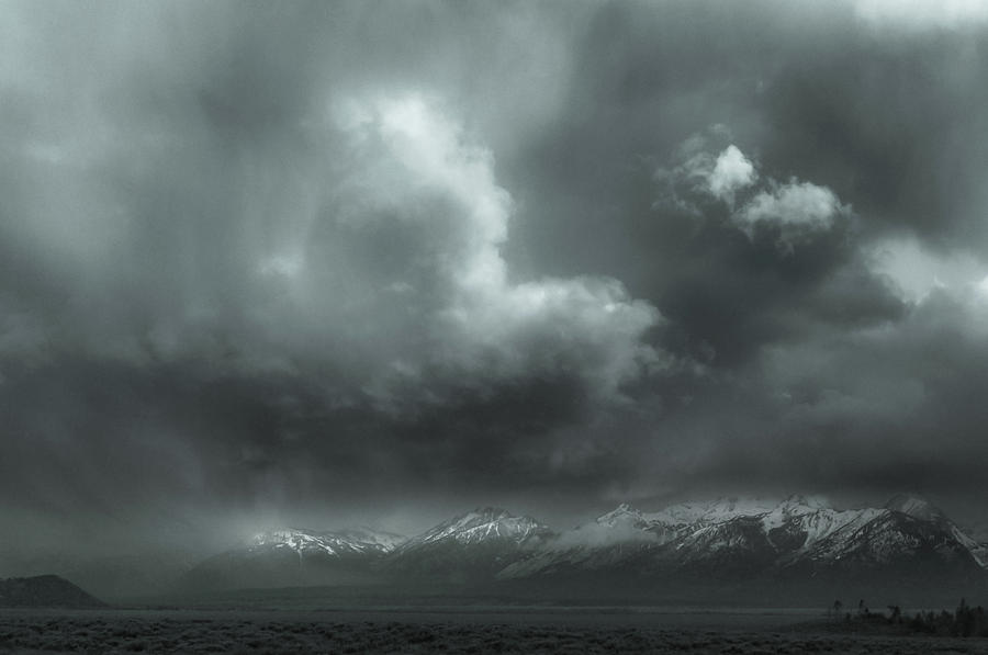 Teton Storm Photograph by Joe Kopp