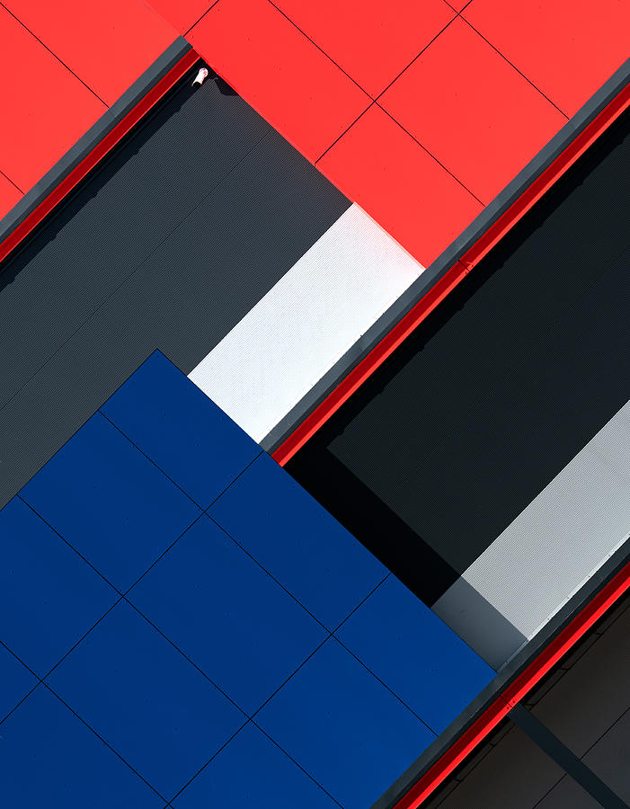 Tetris Facade Photograph by Tomasz Buczkowski (tomush)