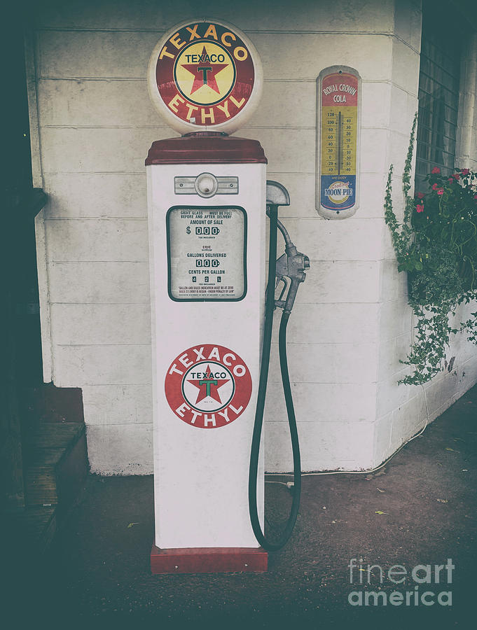 Texaco - Ethyl Gas Pump Photograph by Dale Powell