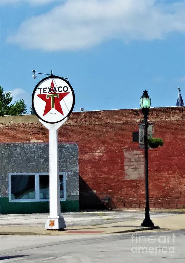 Texaco Sign Photograph