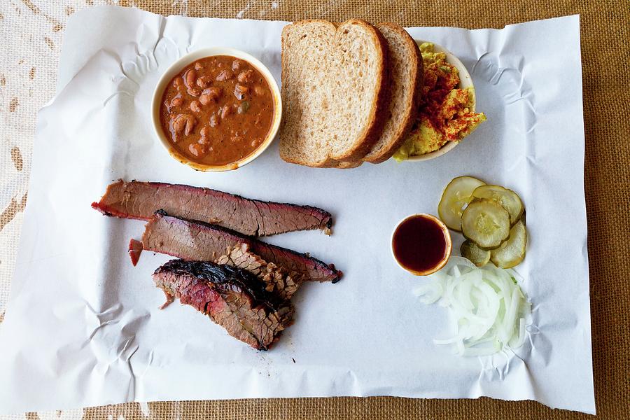 Texas, Austin, Rubys Barbecue Digital Art by Kav Dadfar