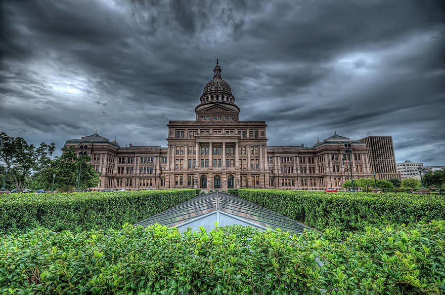 Texas Capitol And Atrium Hedge Photograph by Evan Gearing Photography