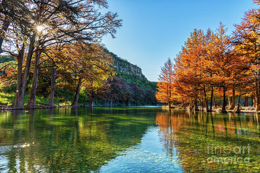 Texas Fall Landscape Photograph by Bee Creek Photography Tod and Cynthia