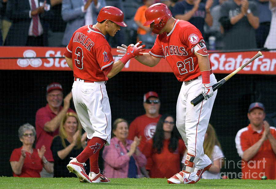 Texas Rangers V Los Angeles Angels Of Photograph by John Mccoy Texas Rangers V Los Angeles Angels Of Photograph by John Mccoy