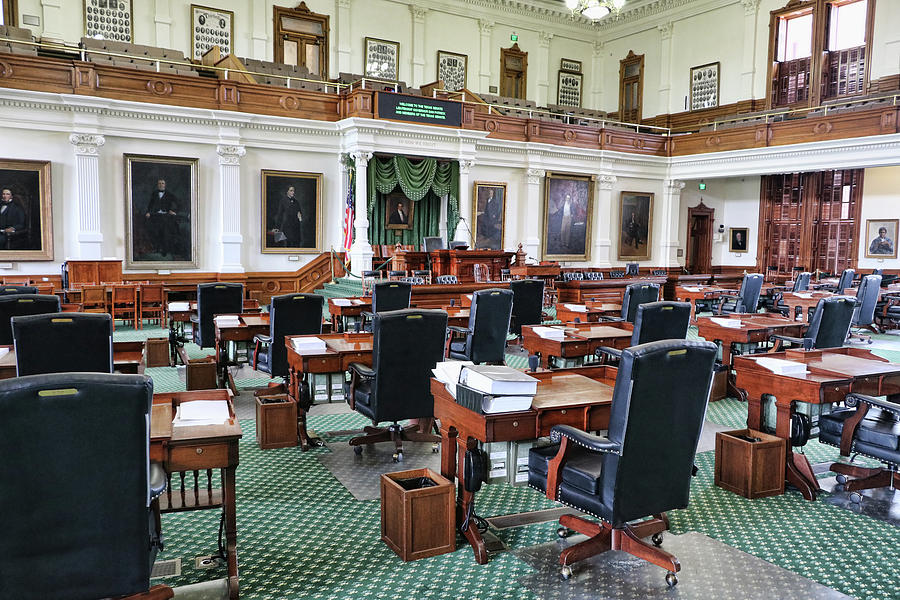 Texas Senate Chambers Photograph By Allen Beatty