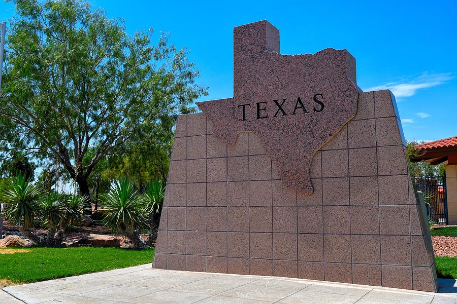 Texas State Shape Photograph by Chance Kafka