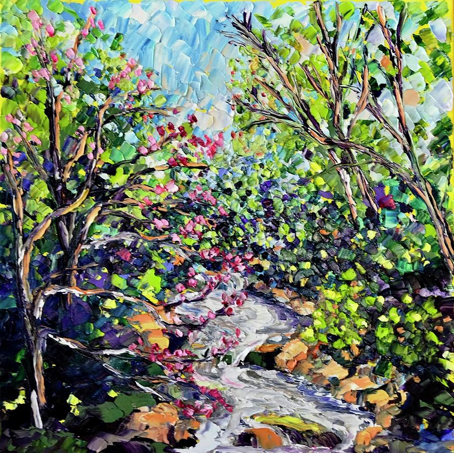 Spring Painting - Texas Stream by Carrie Jacobson