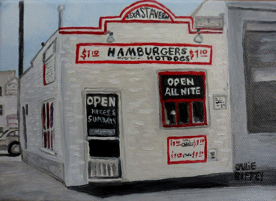 Texas Tavern - Roanoke VA Painting by Julie Brugh Riffey