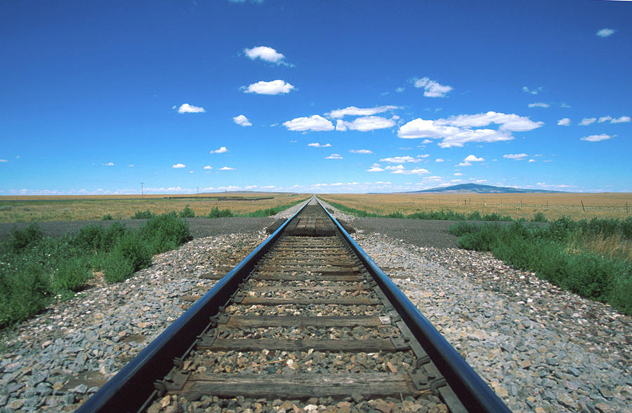 Train Photograph - Texas Tracks 2 by Robert K. Jones