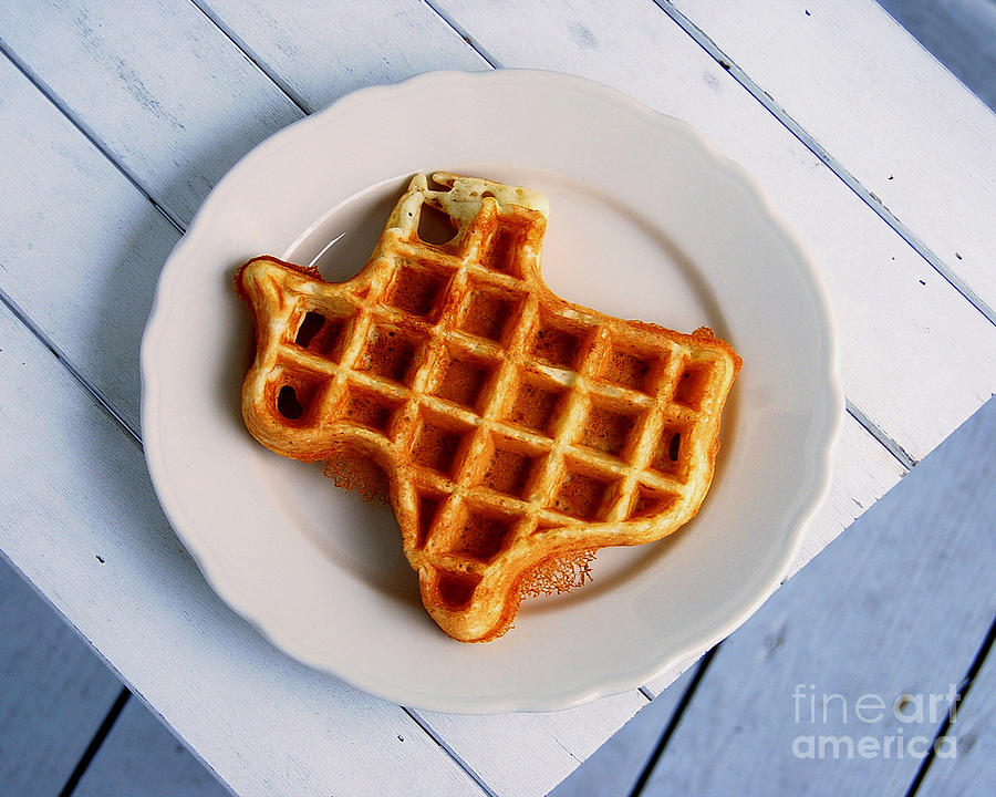 Texas Waffle Photograph by Catherine Sherman