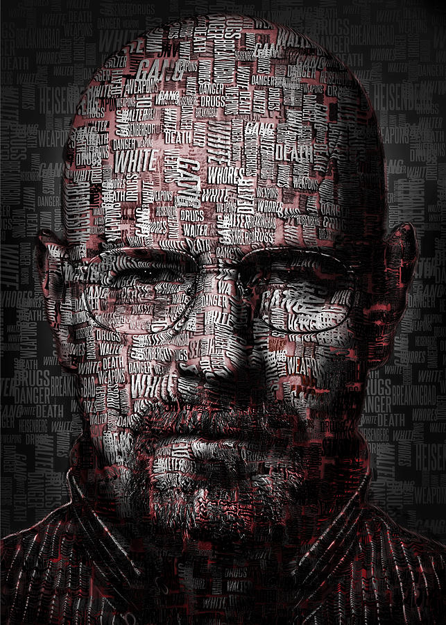 Walter White - Breaking Bad Digital Art by Zdenek Moravek - Fine Art ...