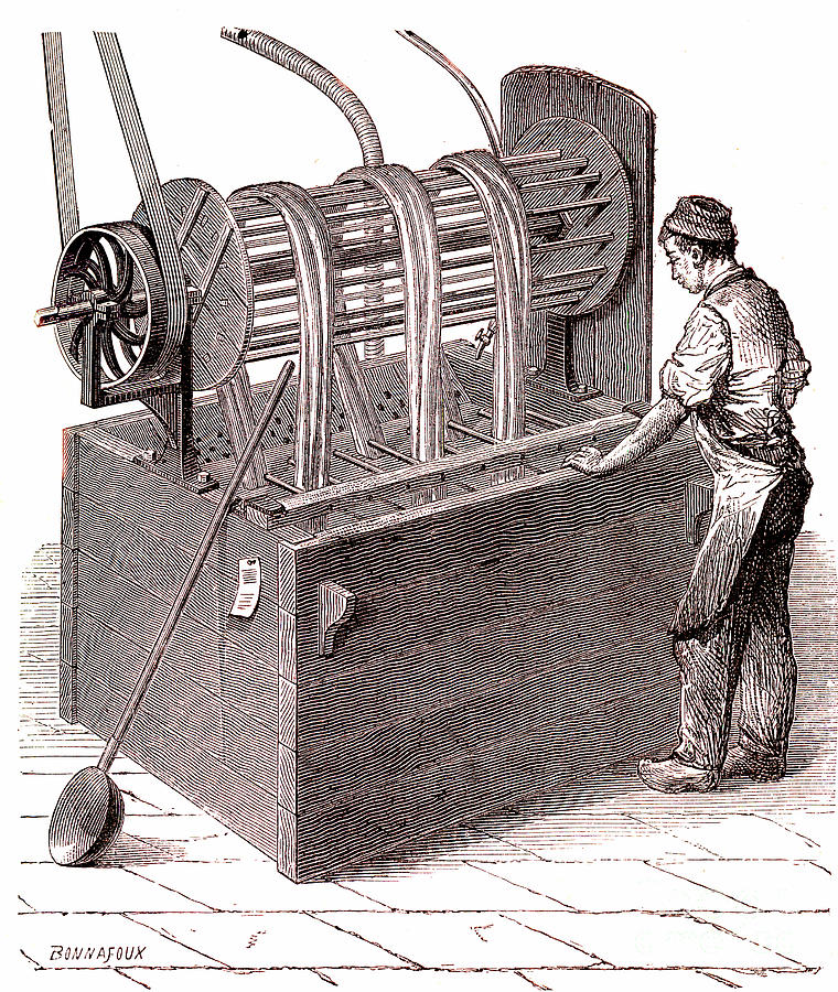Textile Dyeing Machine Photograph by Collection Abecasis/science Photo Library