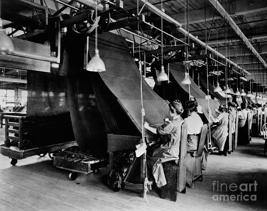 Textiles Being Examined Before Shipment Photograph by Bettmann