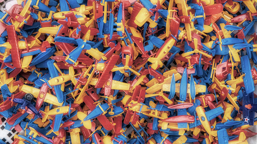 Texture 23 - Wastefulness of tiny toy planes Photograph by Micah Offman