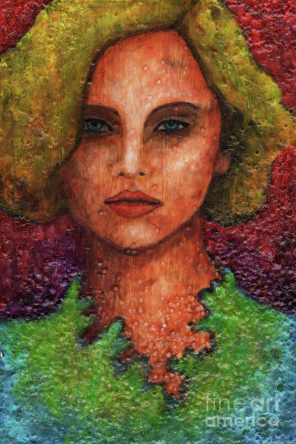 Textured Beauty 6 Painting by Amy E Fraser