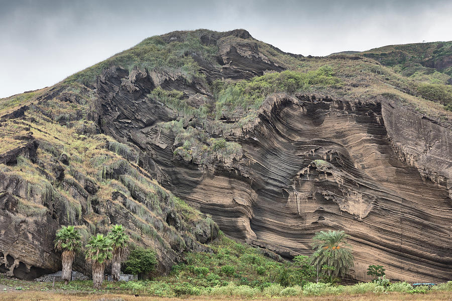 Nature Digital Art - Textured Rock Formation, Fogo, Cape Verde, Africa by Aziz Ary Neto