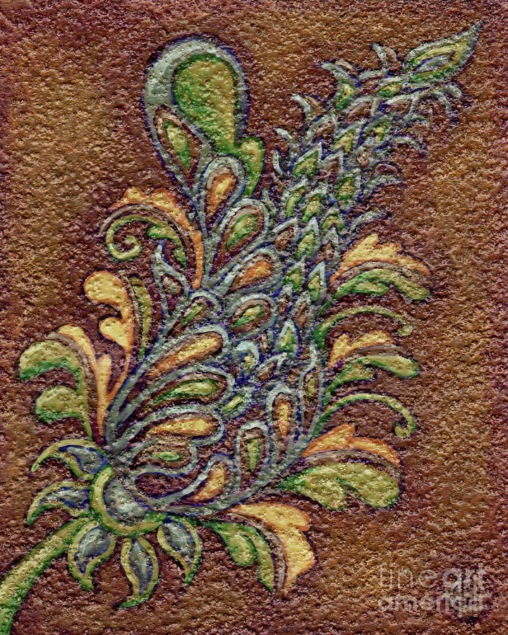 Textured Tapestry 10 Painting by Amy E Fraser