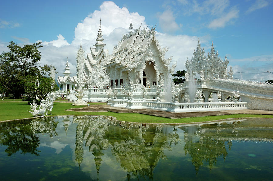 Thailand - Wat Rong Khun White Temple Photograph by Massimo Mazzotta