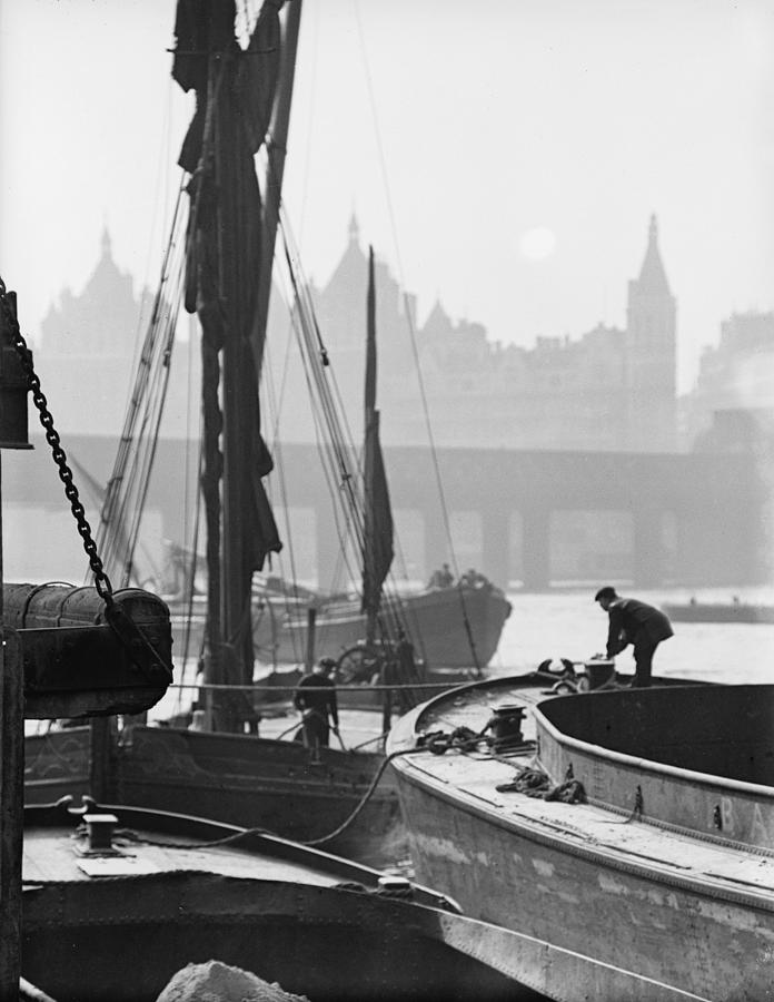 Thames Barges Photograph by Chaloner Woods