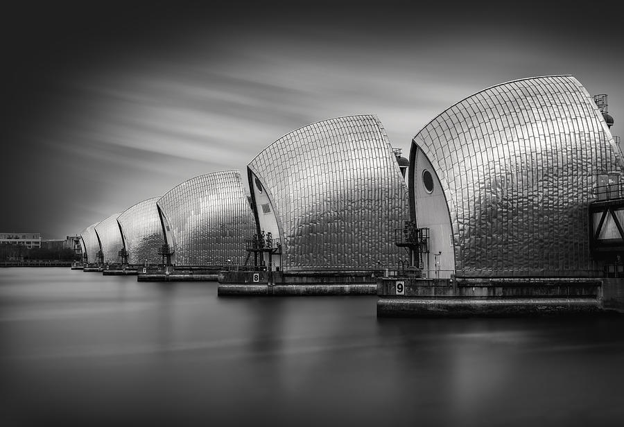 London Photograph - Thames Barrier by Antoni Figueras