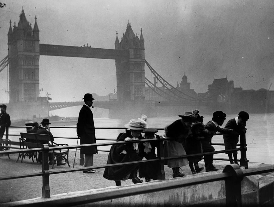 Thamesside Photograph by F. J. Mortimer