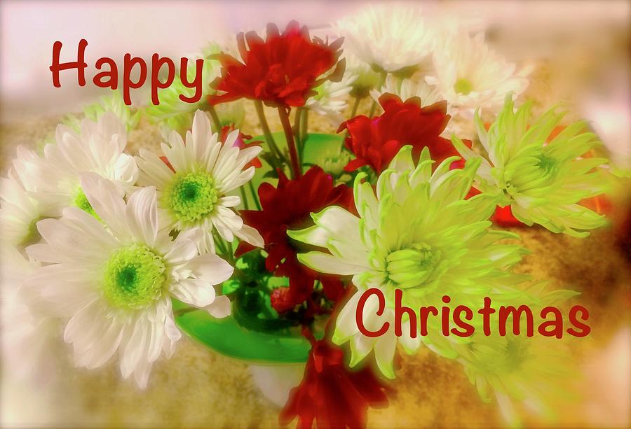Thank You for the Happy Christmas Bouquet Photograph by Debra Grace Addison