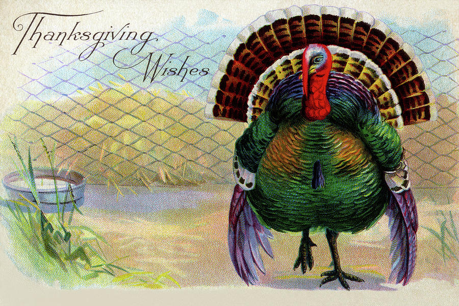 Thanksgiving Wishes Painting by Unknown