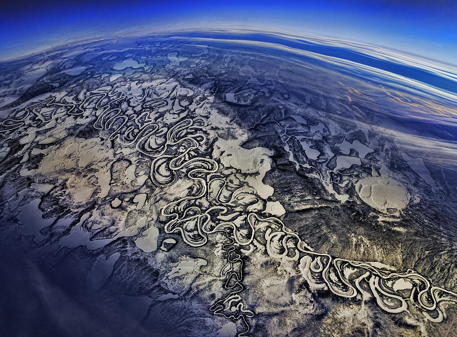 Globe Photograph - That Frozen River by Liyun Yu