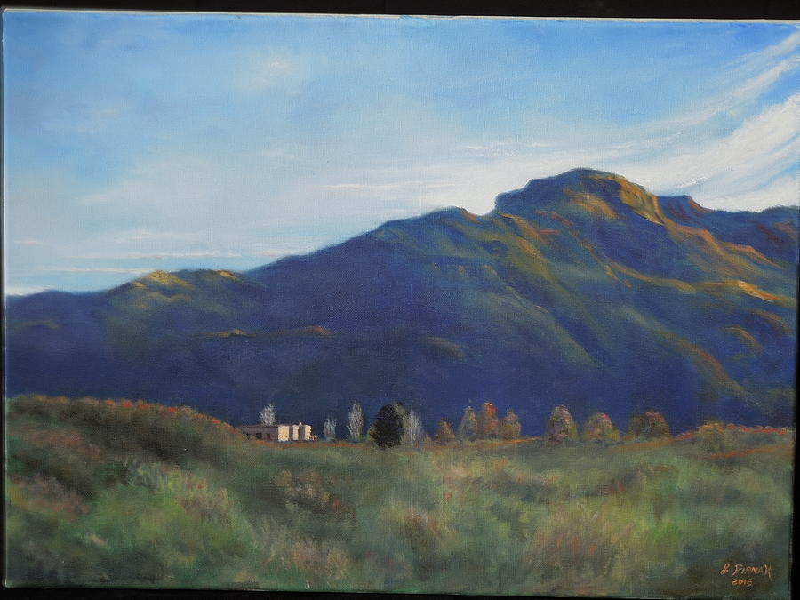 That lady of the mountains.    SOLD Alamogordo N..M. Painting by John Pirnak