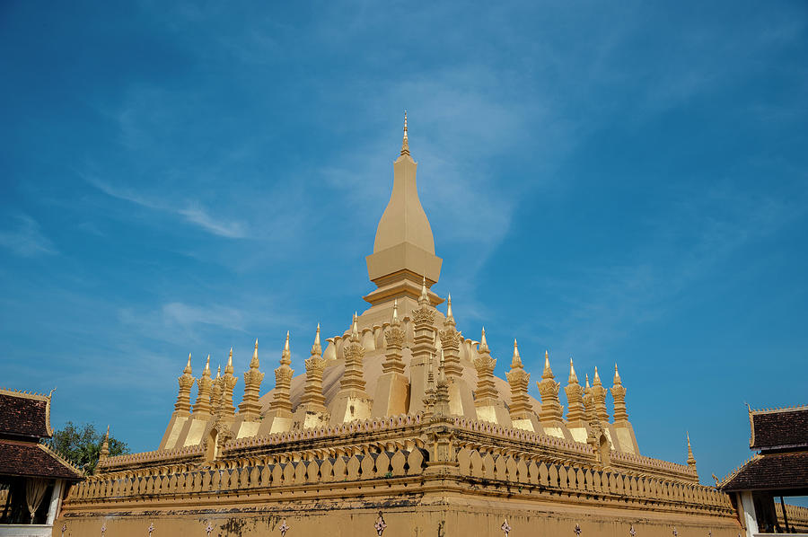 That Luang Stupa. Vientiane, Laos Photograph by Matt Davies Noseyfly@yahoo.com