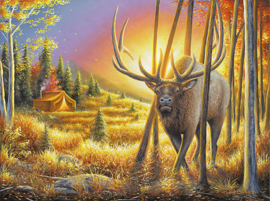 Animal Painting - That One Moment by Chuck Black